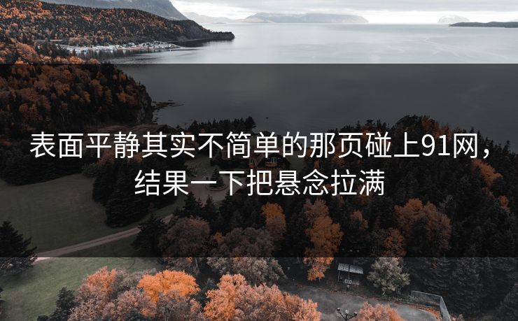 表面平静其实不简单的那页碰上91网，结果一下把悬念拉满